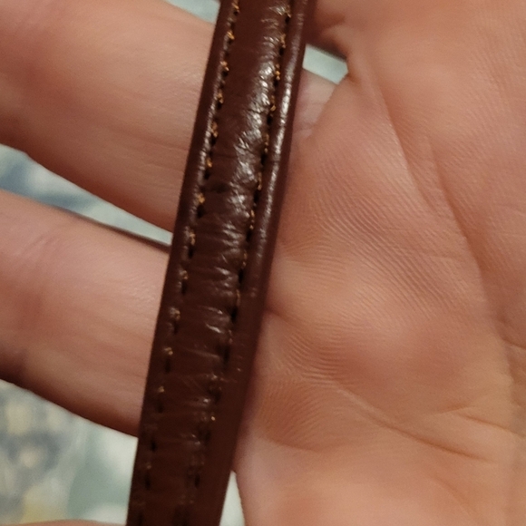 Brighton Crossbody Wallet Purse Brown Crocodile - Picture 8 of 13